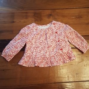 ♡❤Baby Gap Heart Blouse❤♡